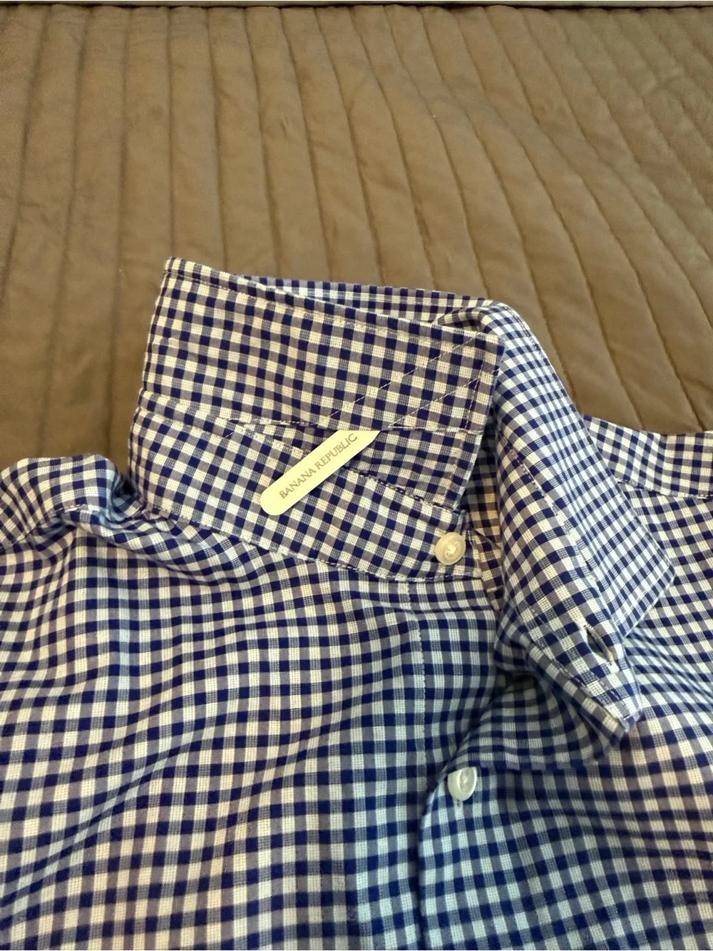 Banana Republic crisp gingham
