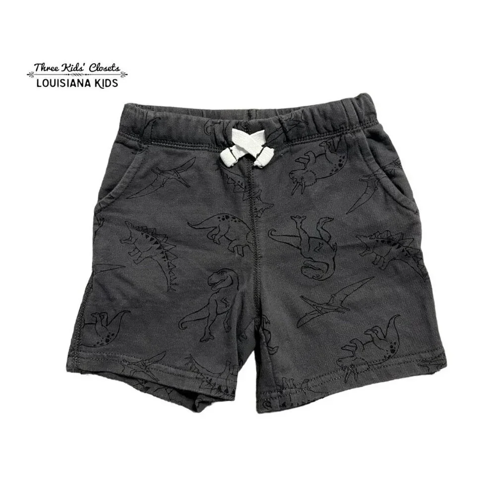 Carter's 2T Grey Dinosaur Shorts