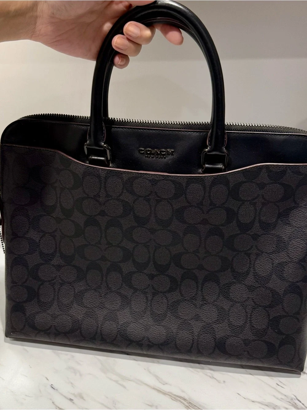 Coach sleek structured