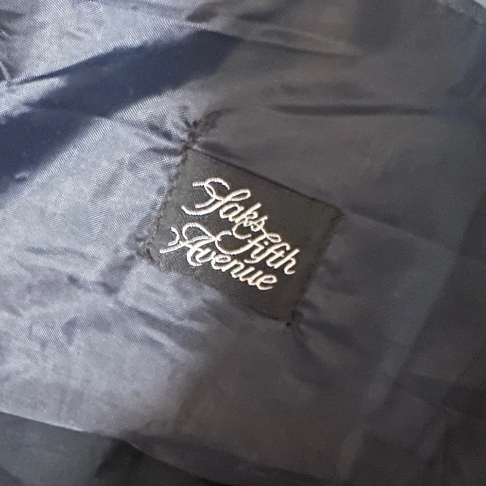 Saks Fifth Avenue Blue Tote Bag Large