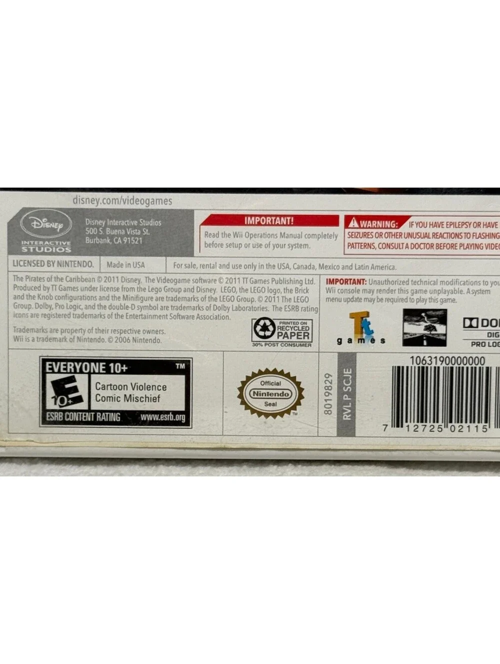 Lego scuffing first players