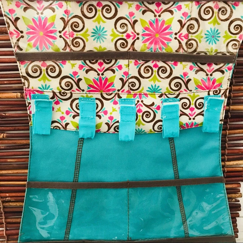 Hanging Teal Dress Jewelry Organizer NWT