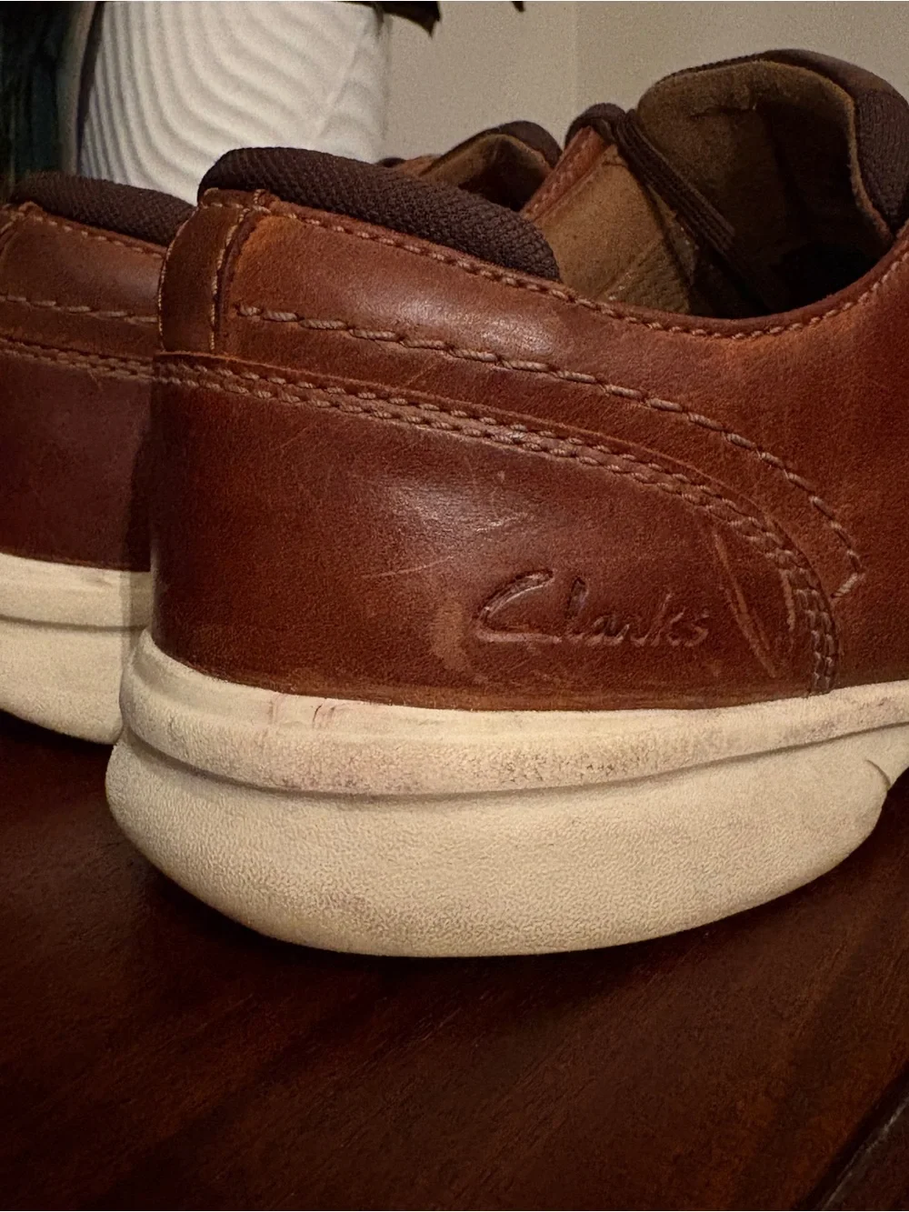 Clarks brown leather