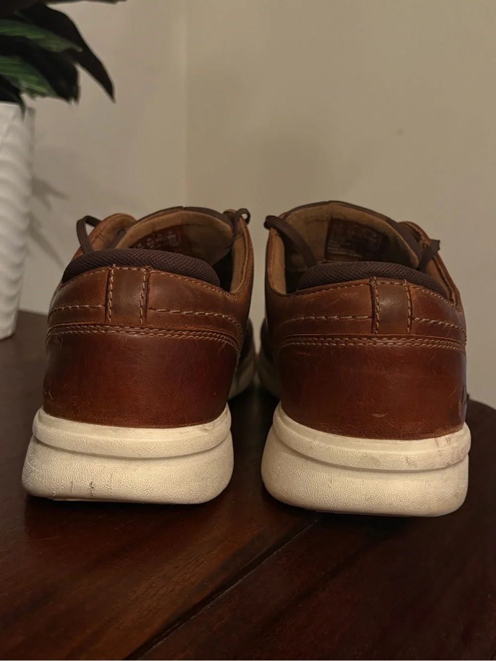 Clarks brown leather