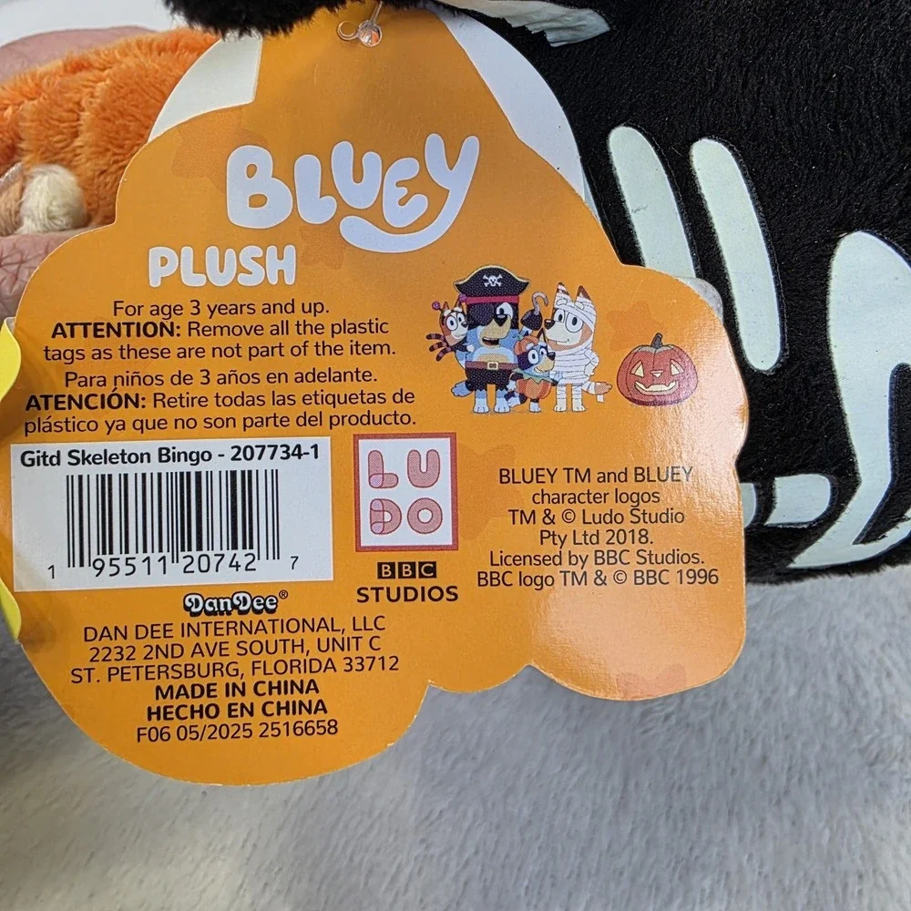 Bluey bingo glow