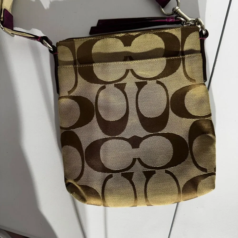 Coach signature stripe