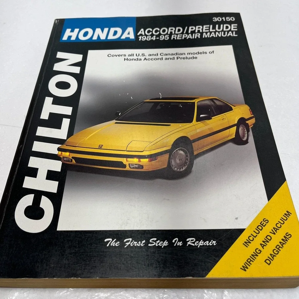 Chilton Repair Manual Honda Accord Prelude Care Shop Manual 30150 1984 to‎ 1995