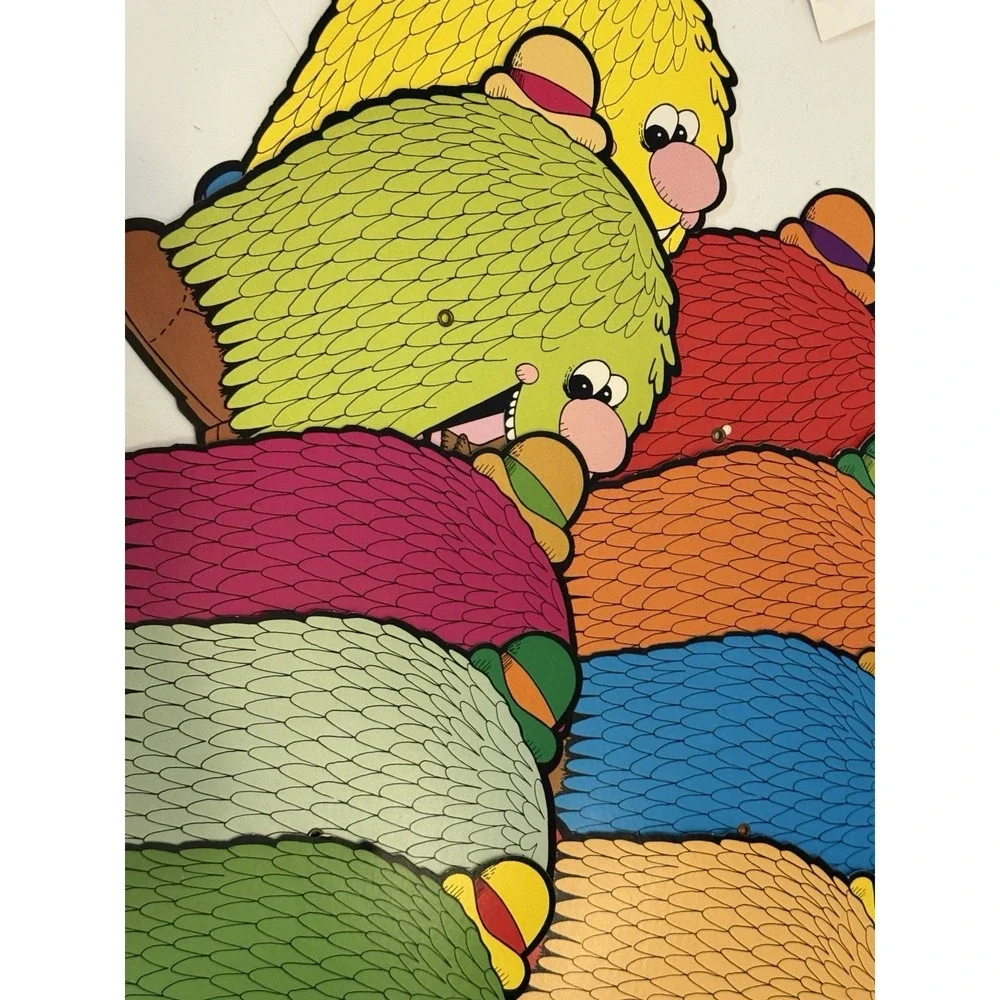 Vintage‎ 1977 Teaching Initial Consonant Discs T-264 Colorful Creatures in Box 9