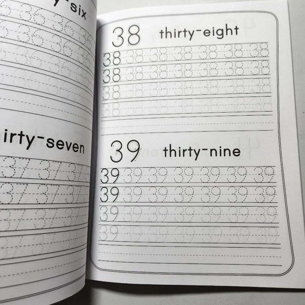 Scholastic tracing numbers