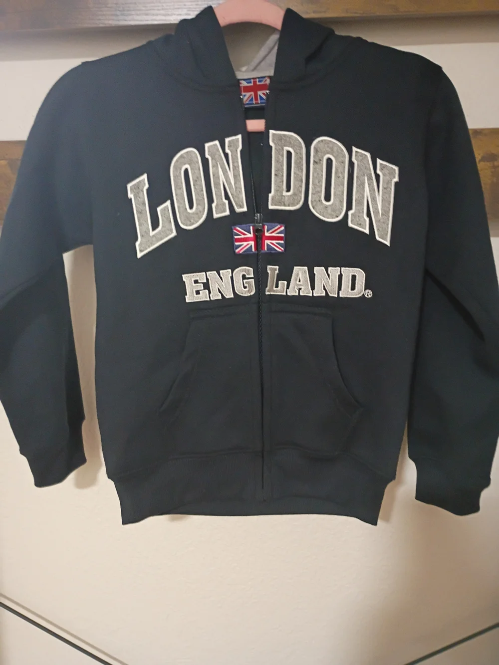 K K Apparel england front