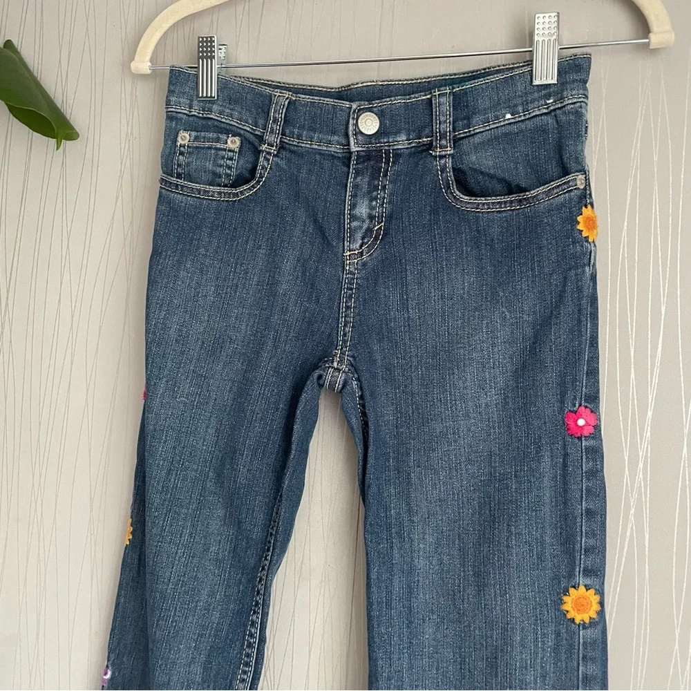 Gymboree flower jeans