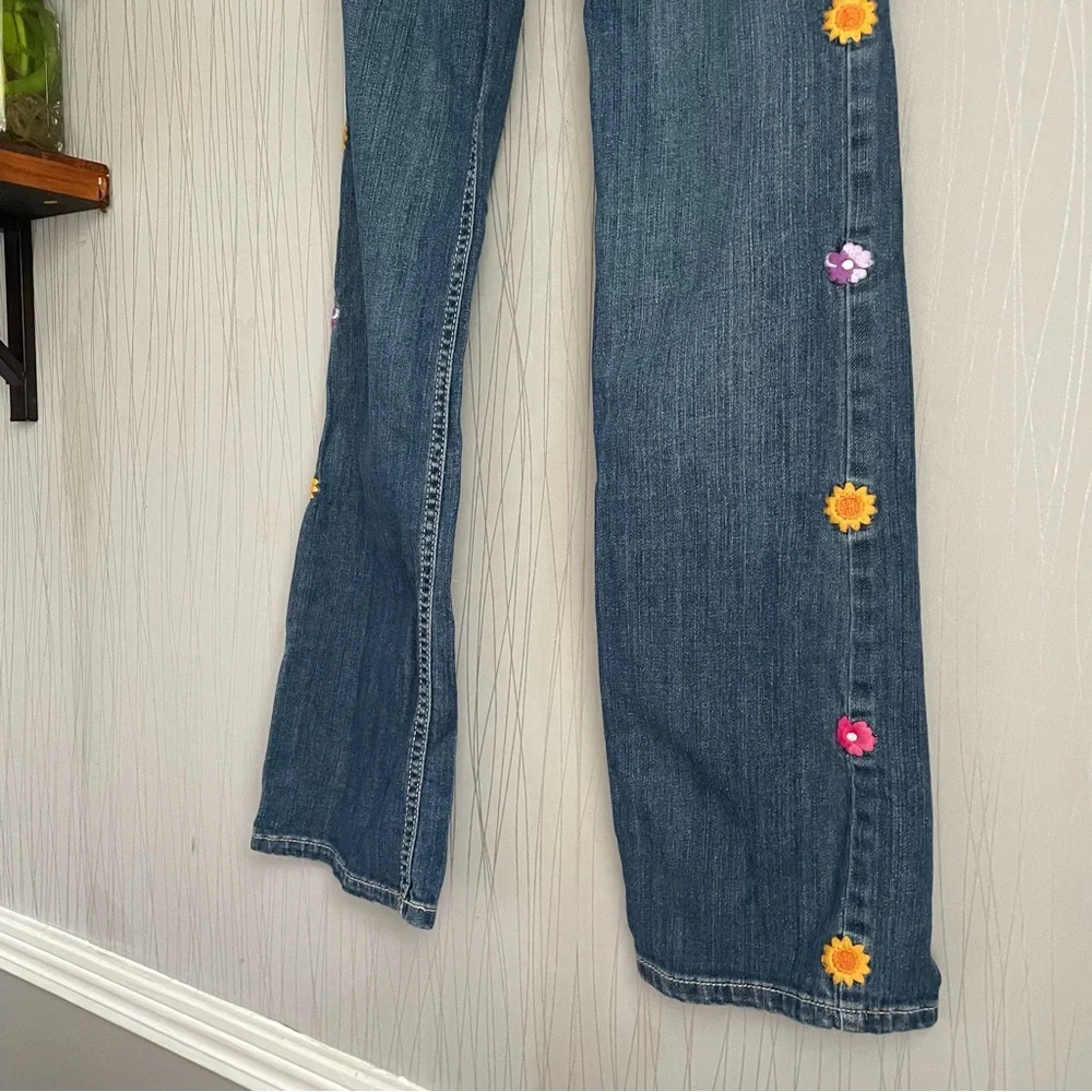 Gymboree flower jeans