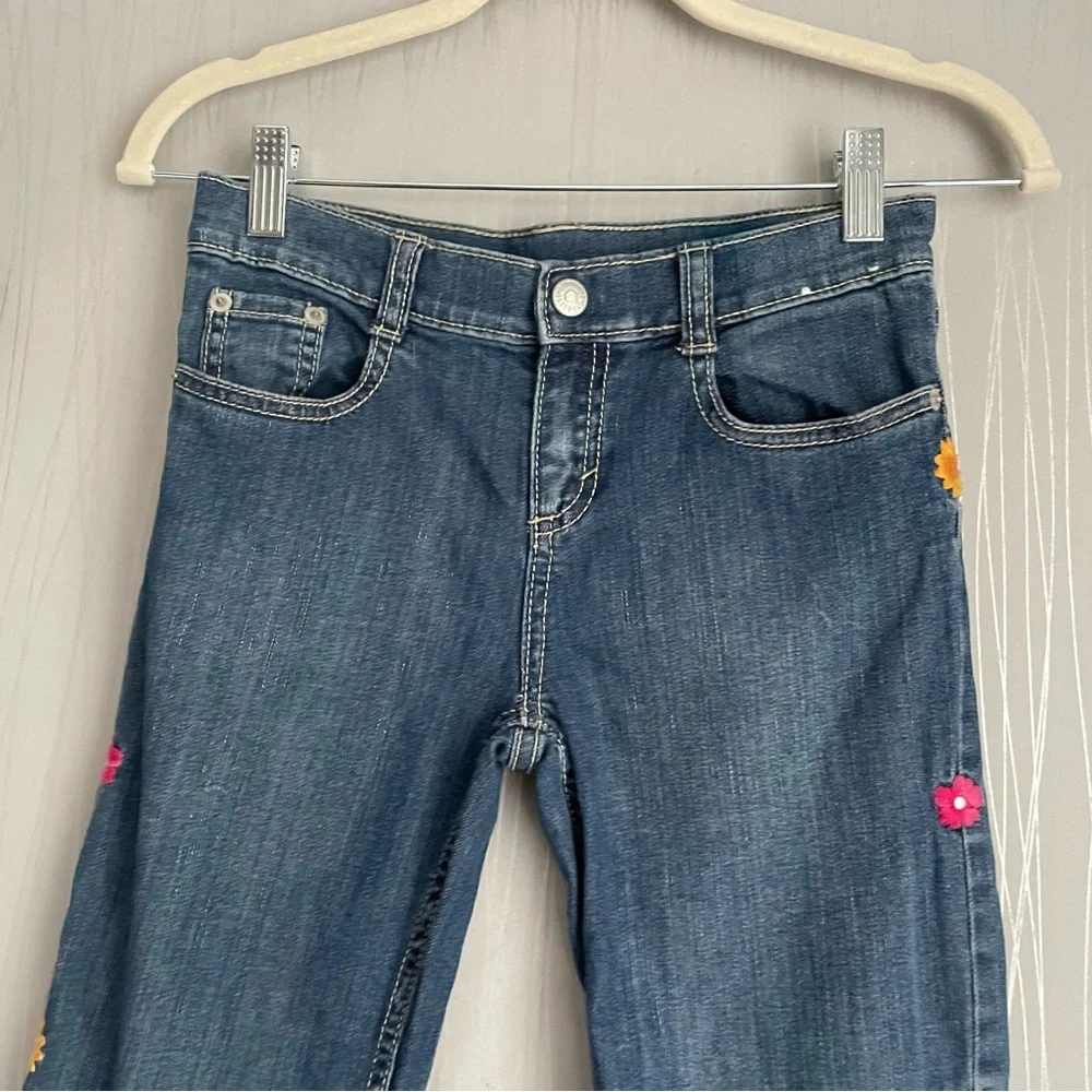 Gymboree flower jeans