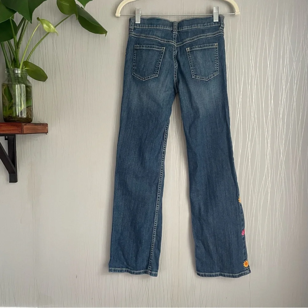 Gymboree flower jeans