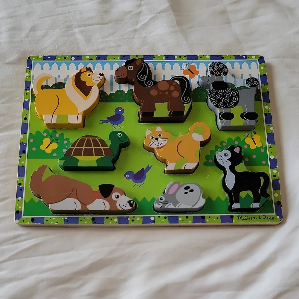 Melissa & Doug coordination wooden animal
