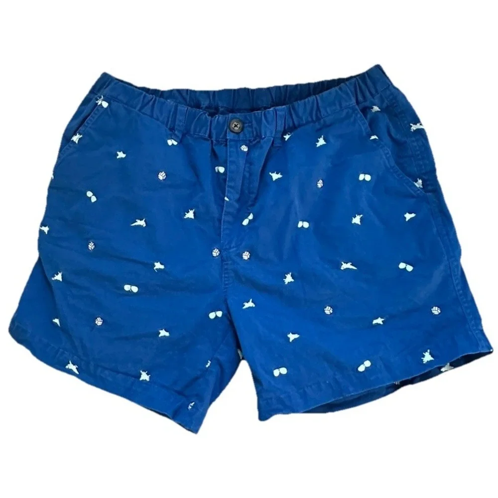 Chubbies Original Skys Out Mens XXL Blue Shorts Volley Ball Sunglasses  5.5