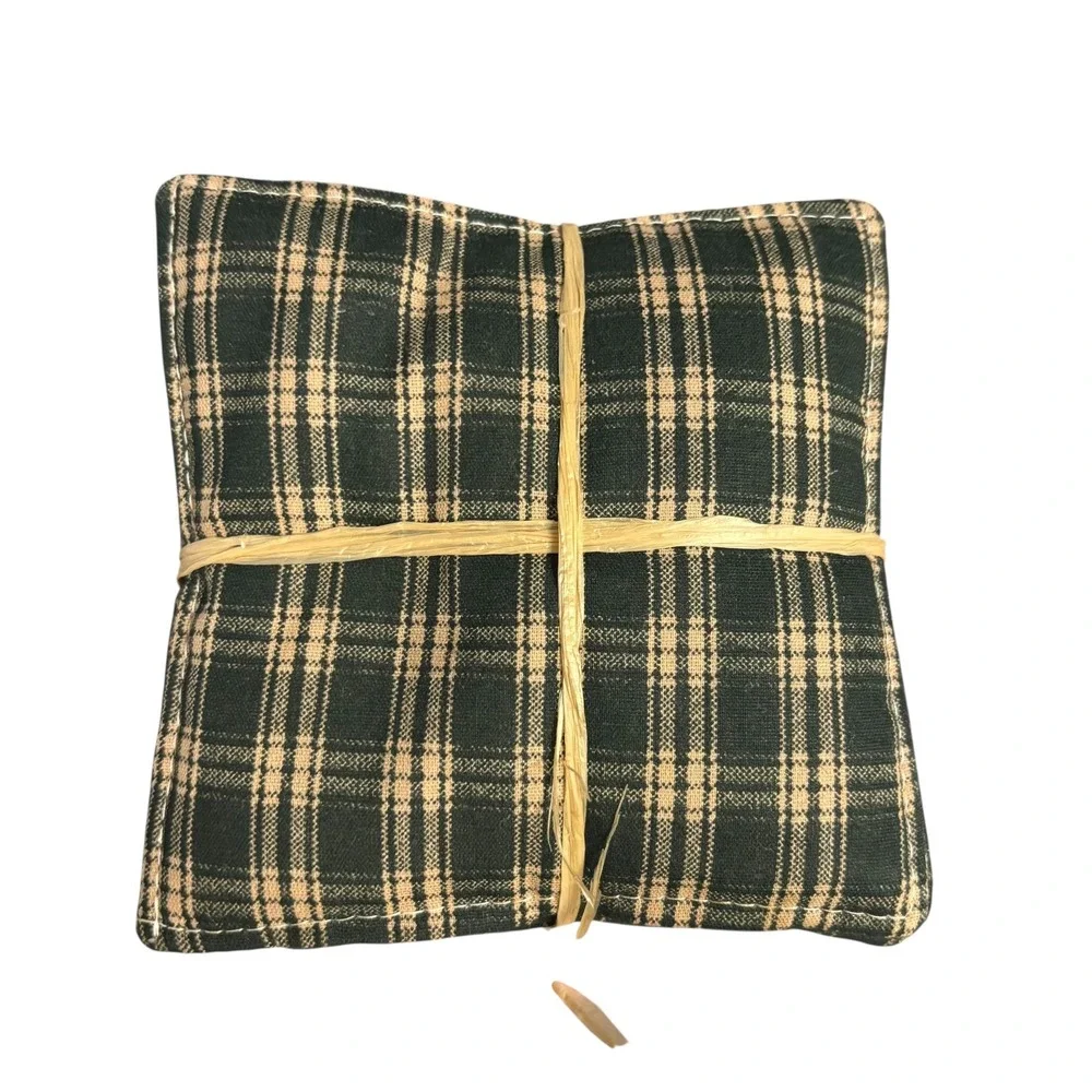 Harry and David Spiced Apple Pie Mug‎ Mats Set 4 Scented Cozy Kitchen Decor