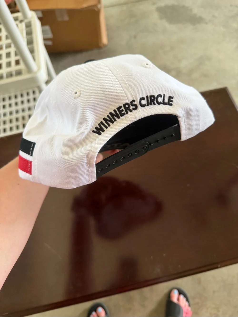 Toyota Red and White Baseball Winner Circle Cap