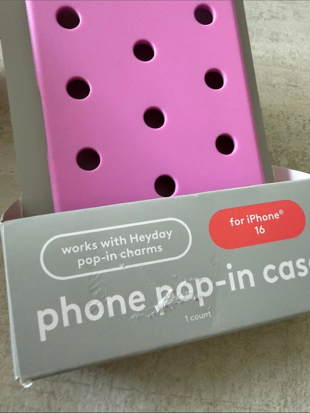 heyday Pink Pop-In Phone Case for iPhone 16