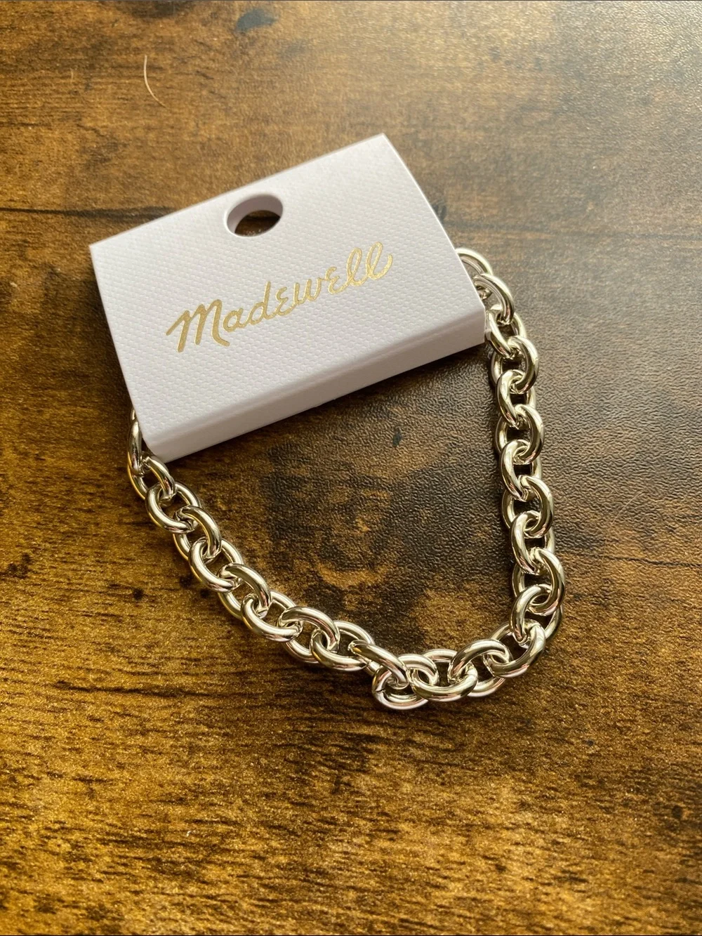 Madewell nwt chunky