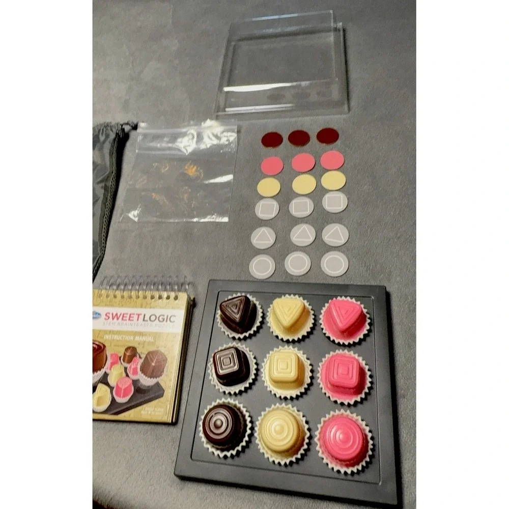 ThinkFun Chocolate Fix Logic Game Complete In Bag  Instructions