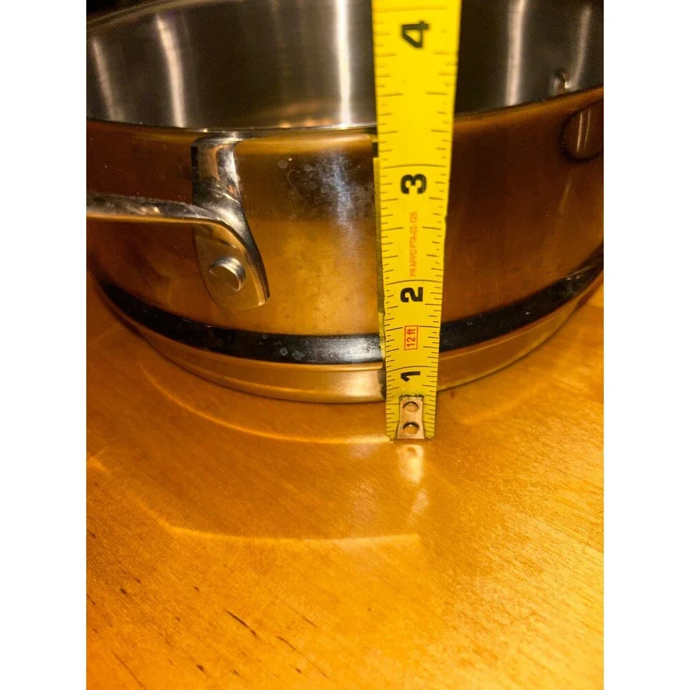 Set of 2 Cuisinart Stainless Steel Steamer Strainer Baskets 8 Inch Diameter