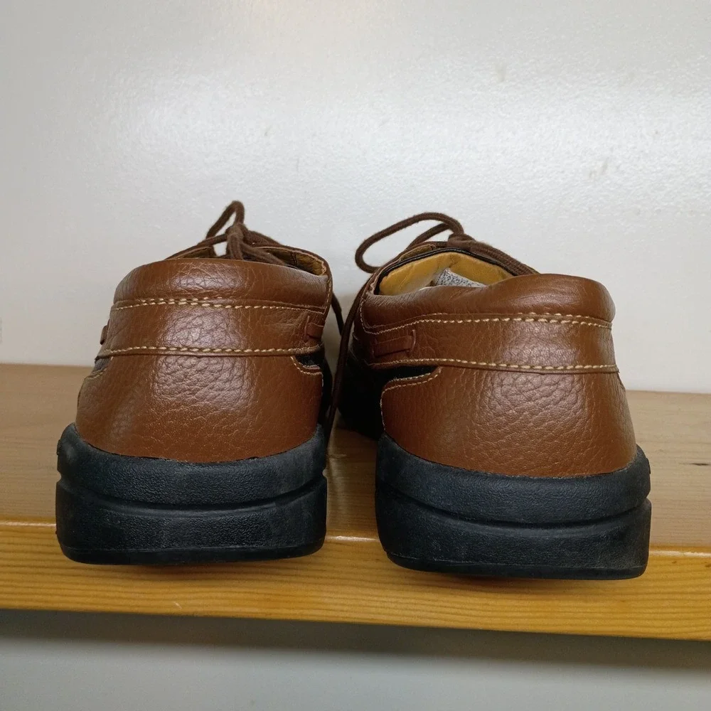 Dr. Comfort Patrick 8560 Men Therapeutic Leather Boat‎ Shoes Size 15 M Comfort