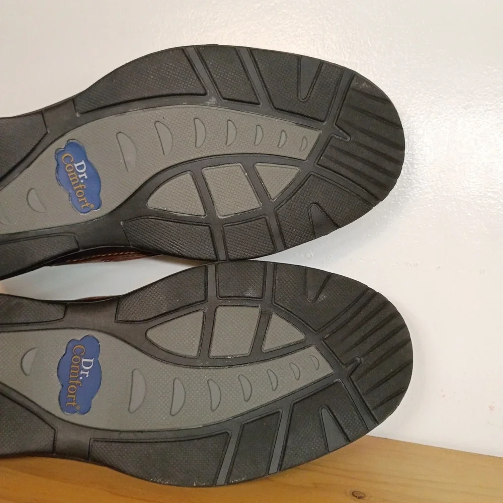 Dr. Comfort Patrick 8560 Men Therapeutic Leather Boat‎ Shoes Size 15 M Comfort
