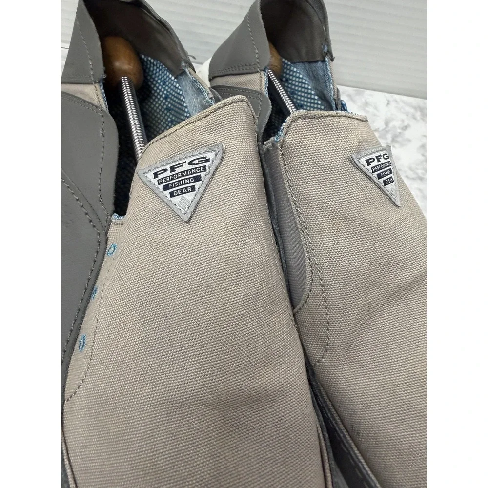 Columbia Gray Slip-On Boat Shoes