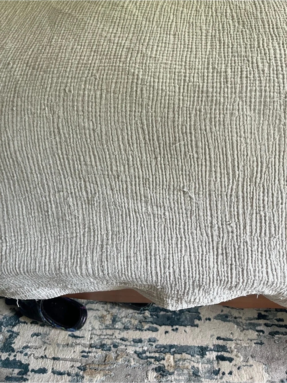 Parachute Organic Cloud Cotton Duvet Cover King/Cal King in Bone