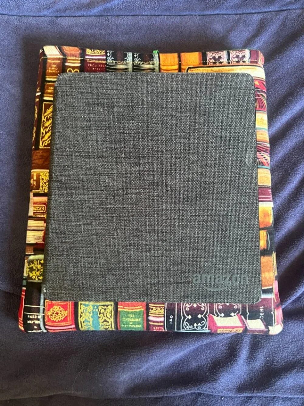 NWOT Kindle Oasis Sleeve, Front Snap Pocket: Handmade eReader Button Pouch