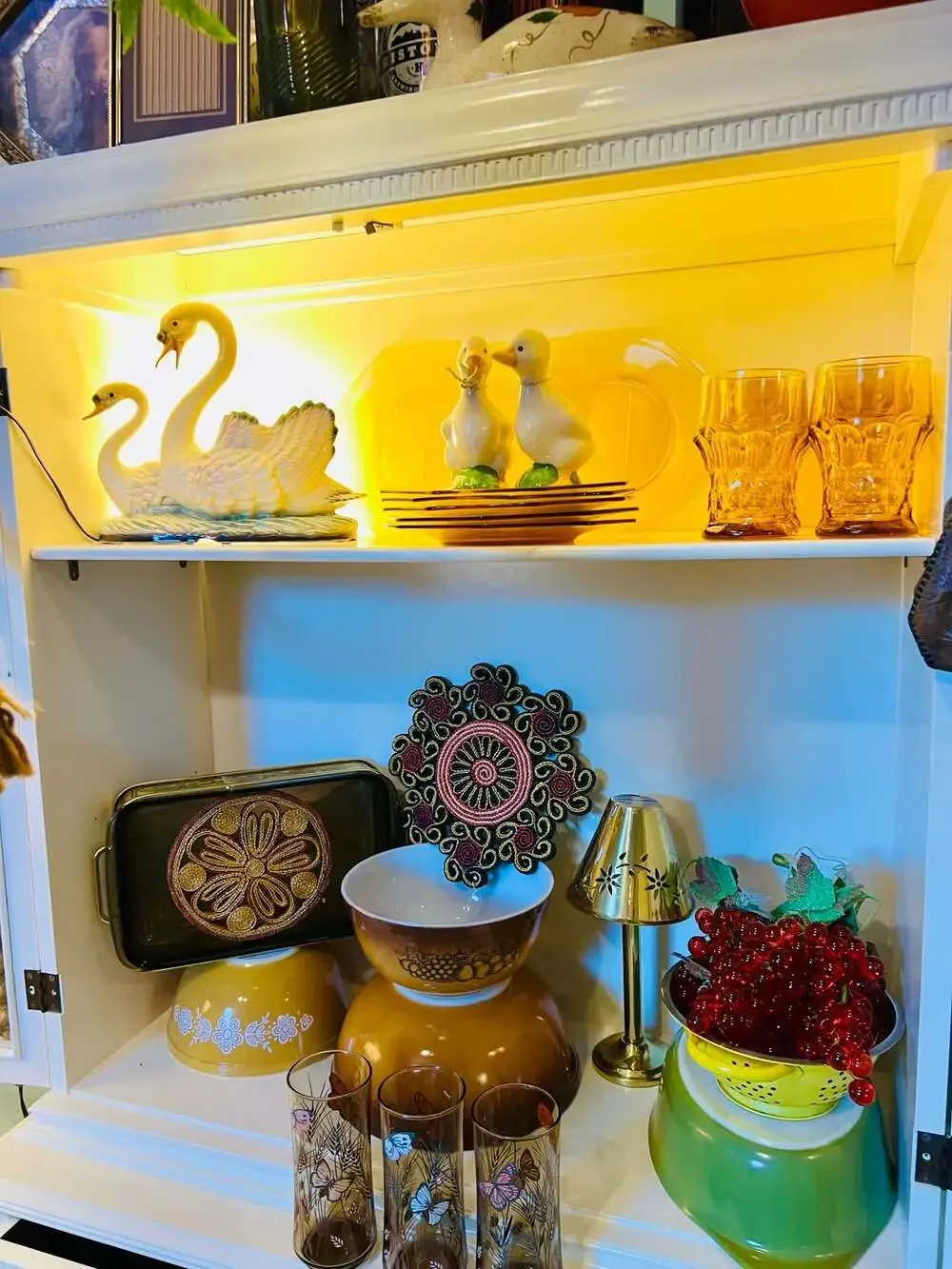 Pyrex verde casserole
