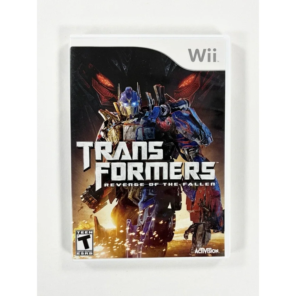 Transformers Revenge of the Fallen Nintendo Wii 2009‎ Complete CIB Case Manual