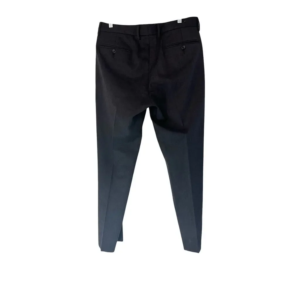 J.Crew Men's Charcoal Gray Work Bedford Straight Leg Dress Pants Size 33‎ x 32