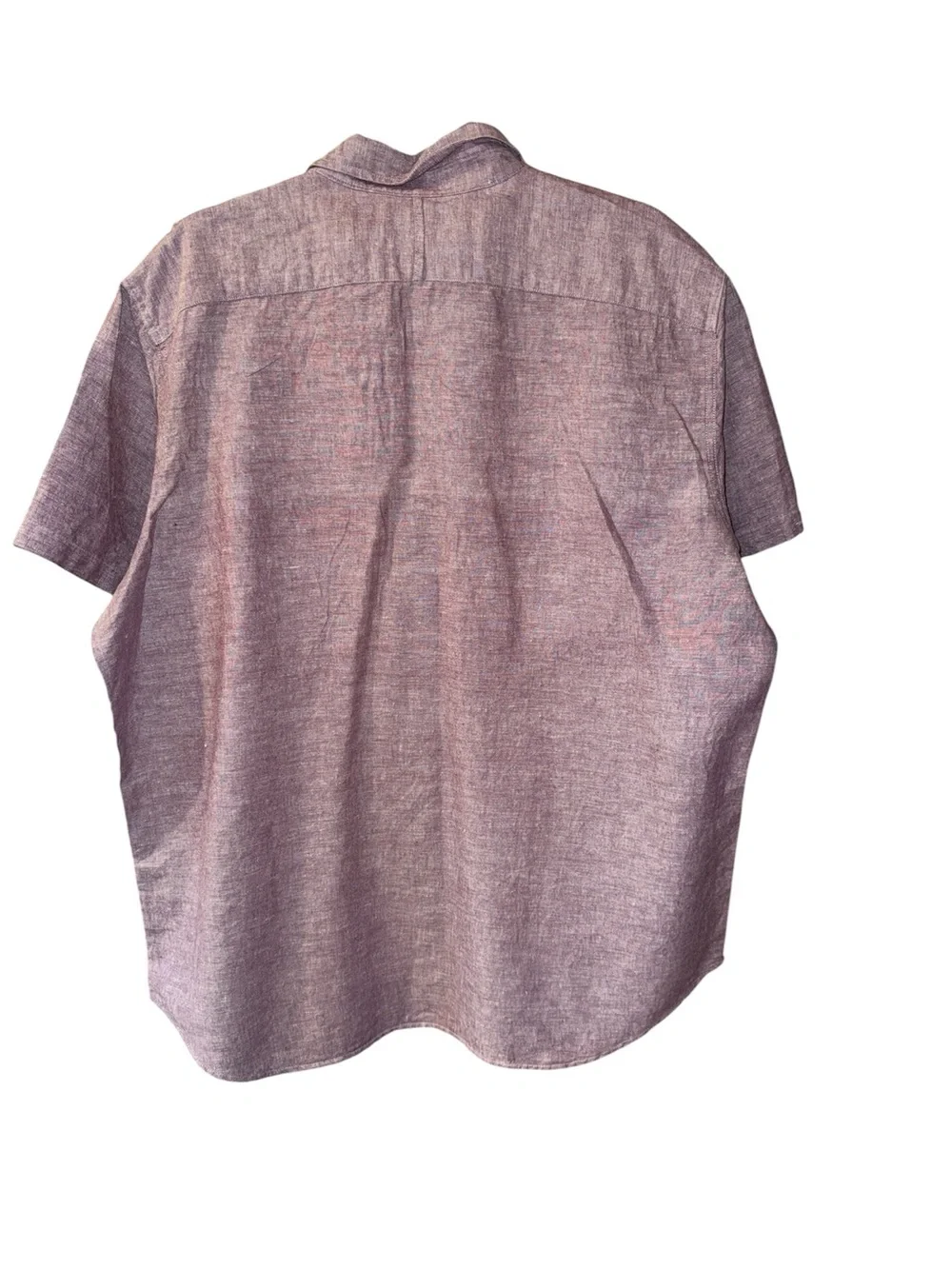 Banana Republic Men's Short-Sleeve‎ Button-Up Shirt - Dusty Rose