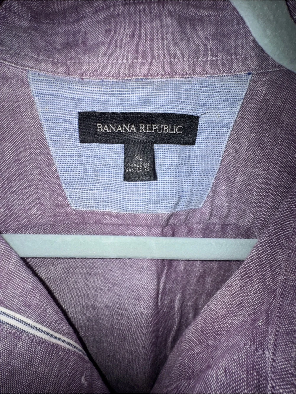 Banana Republic Men's Short-Sleeve‎ Button-Up Shirt - Dusty Rose