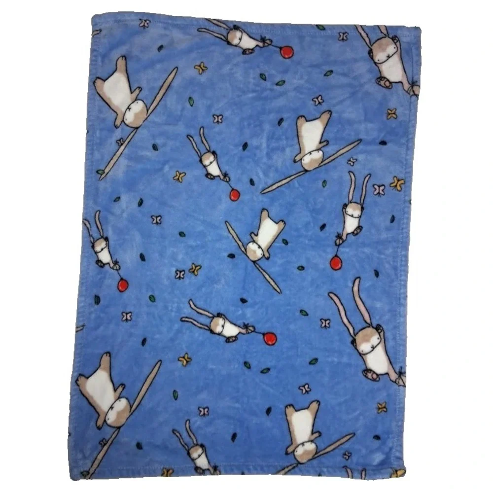 Binks & Books blue bunny