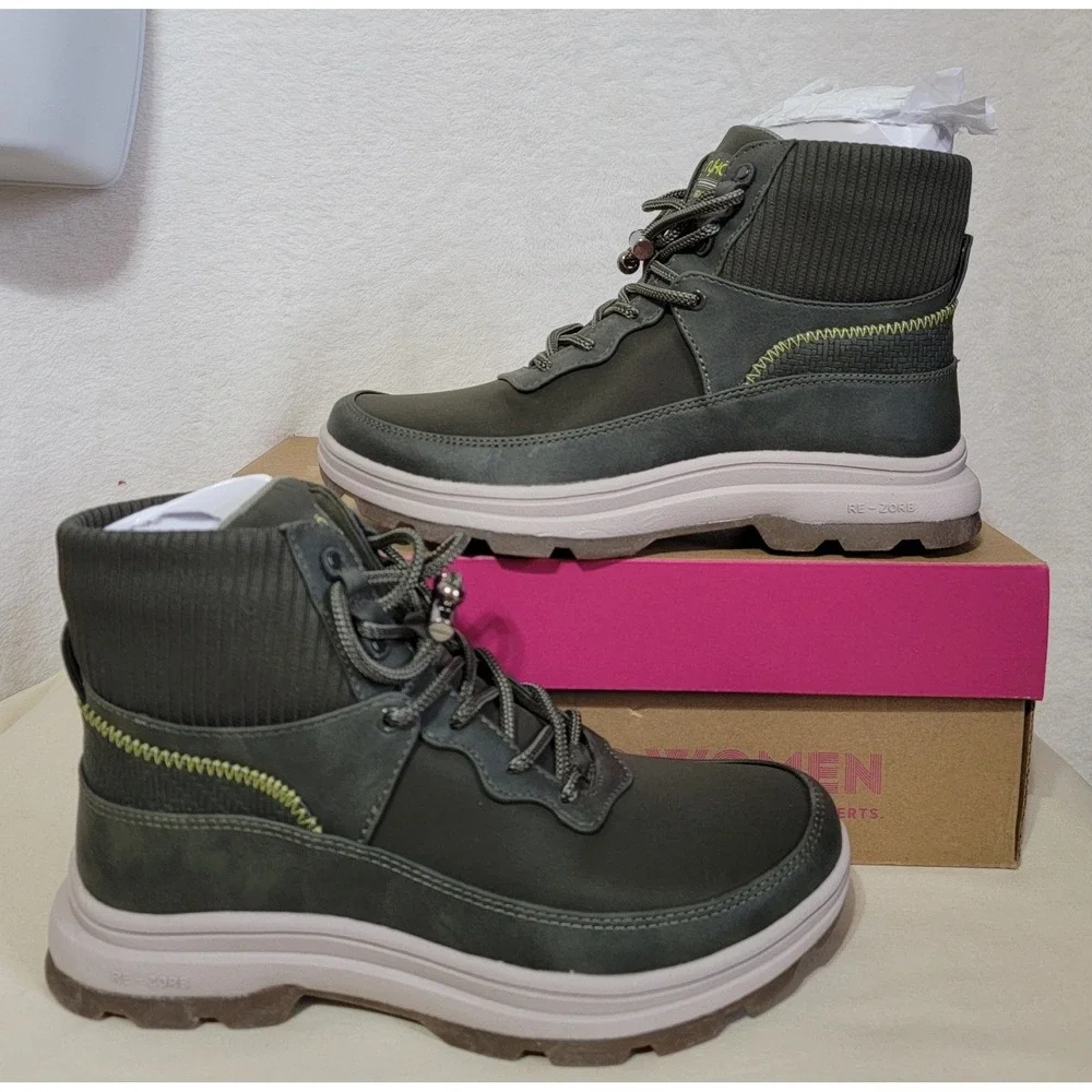 Women's Ryka Brae 2 Winter Boot,‎ Alpine Green, Size 6.5W, NWT