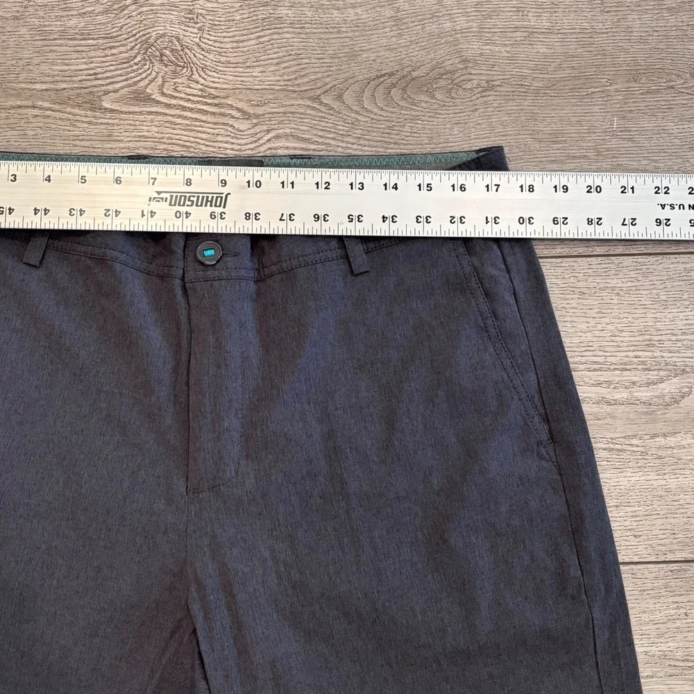 Linksoul Boardwalker Pants Mens‎ 35R Gray Stretch Golf Chino Preppy Athletic