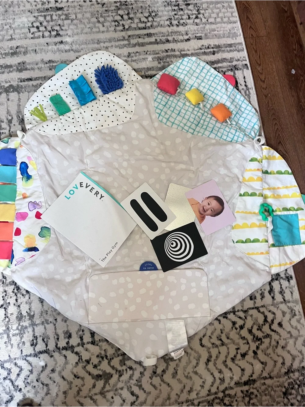 Lovevery Baby Play Gym - Multicolor Activity Mat