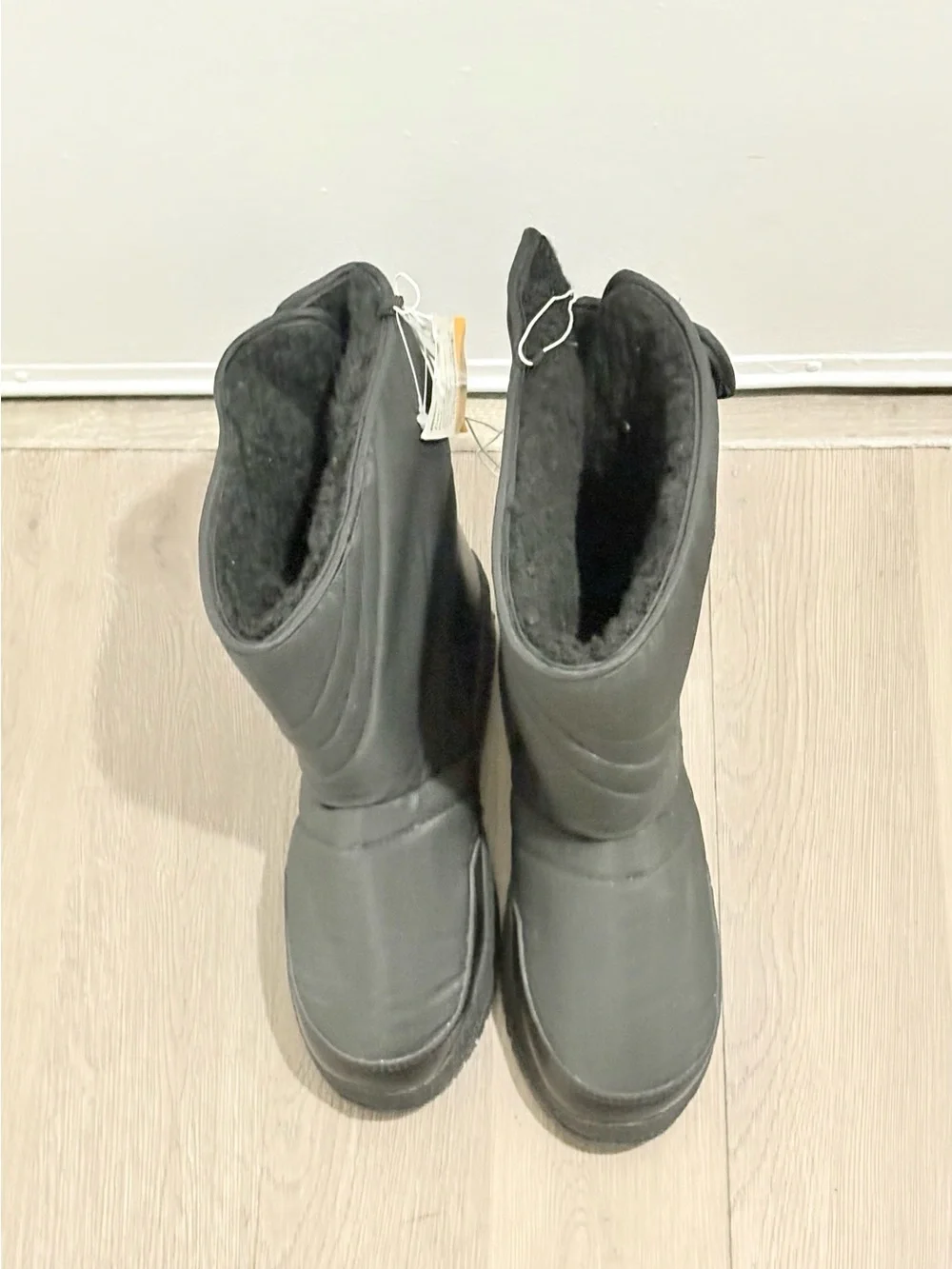 Itasca Black Men's Insulated Rain & Snow Boots