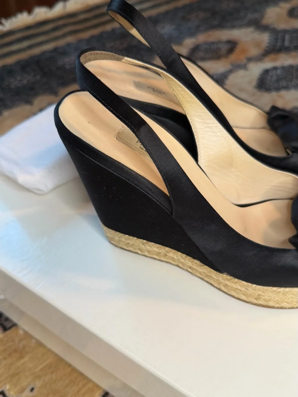 Prada slingback espadrilles