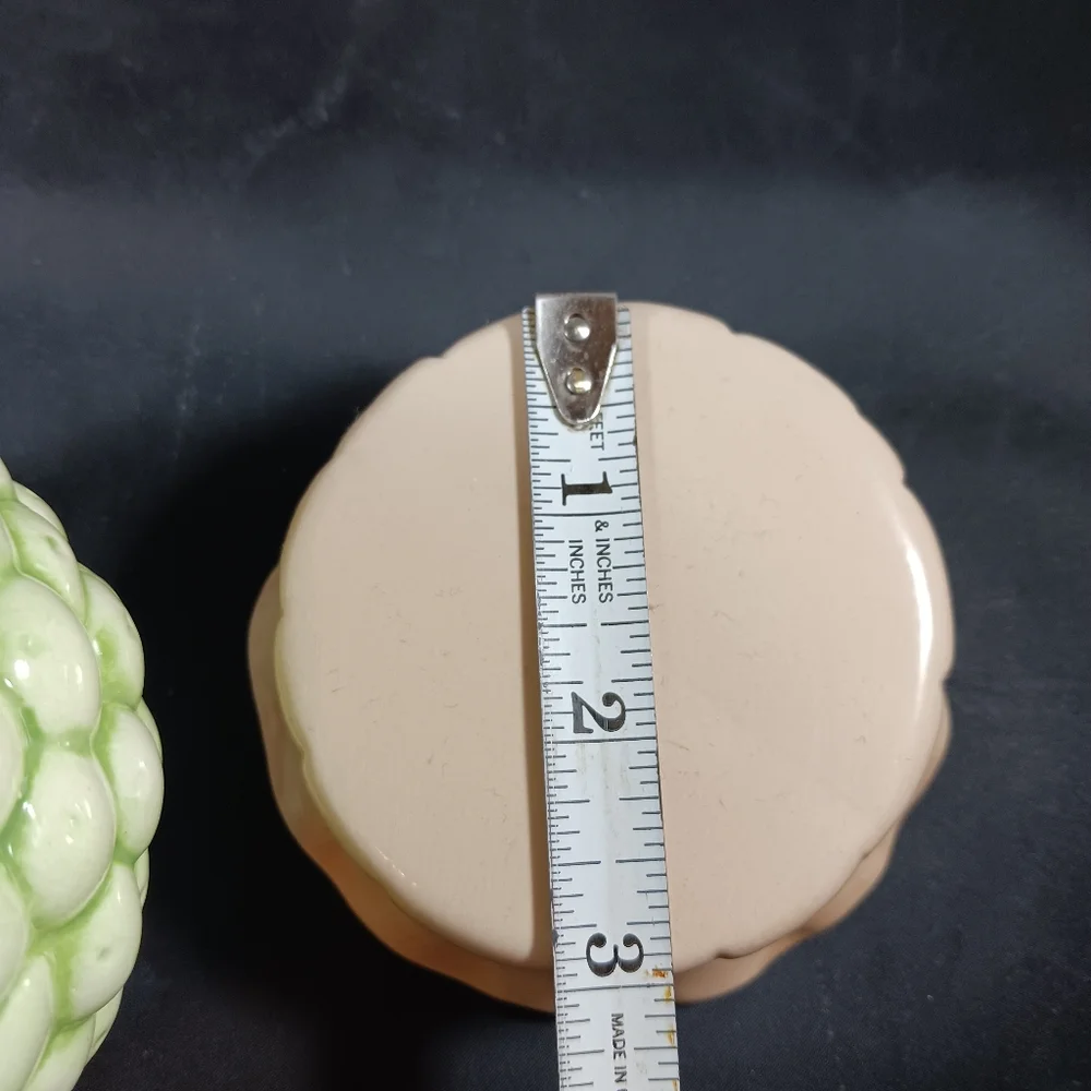 Vintage Green Grapes Lidden Honey/Sugar/Jam Small Jar