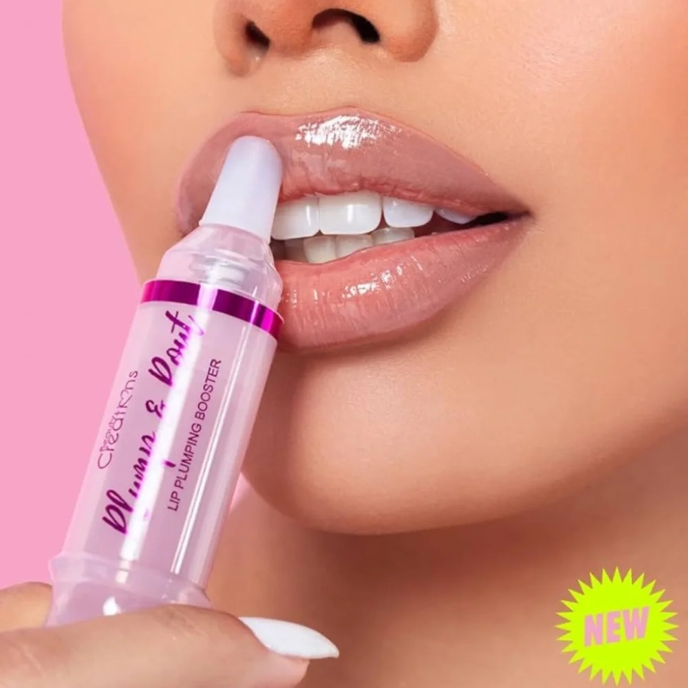 Pink Glossy Lip‎ Balm with Iridescent Shine