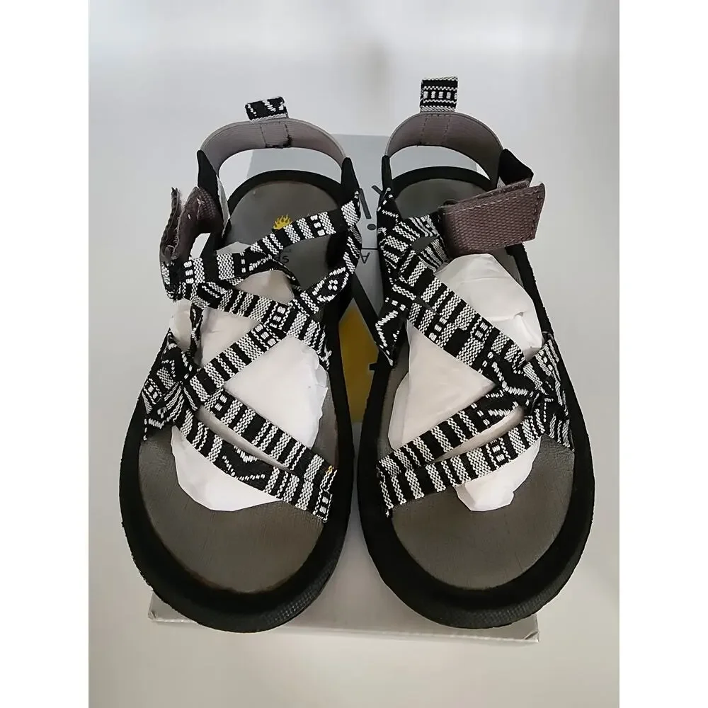 Volatile Kids Size 12 Black Kiwis Strappy Adjustable Sandals Outdoor
