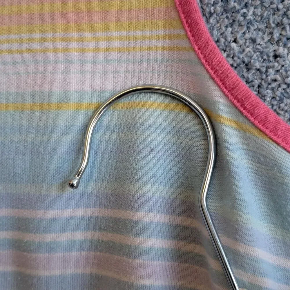The Children's Place Girls Size Small 5/6 Rainbow Stripe Sleeveless Romper