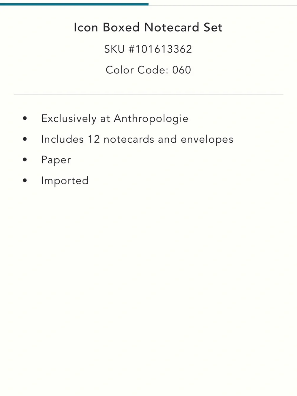 Anthropologie set scalloped