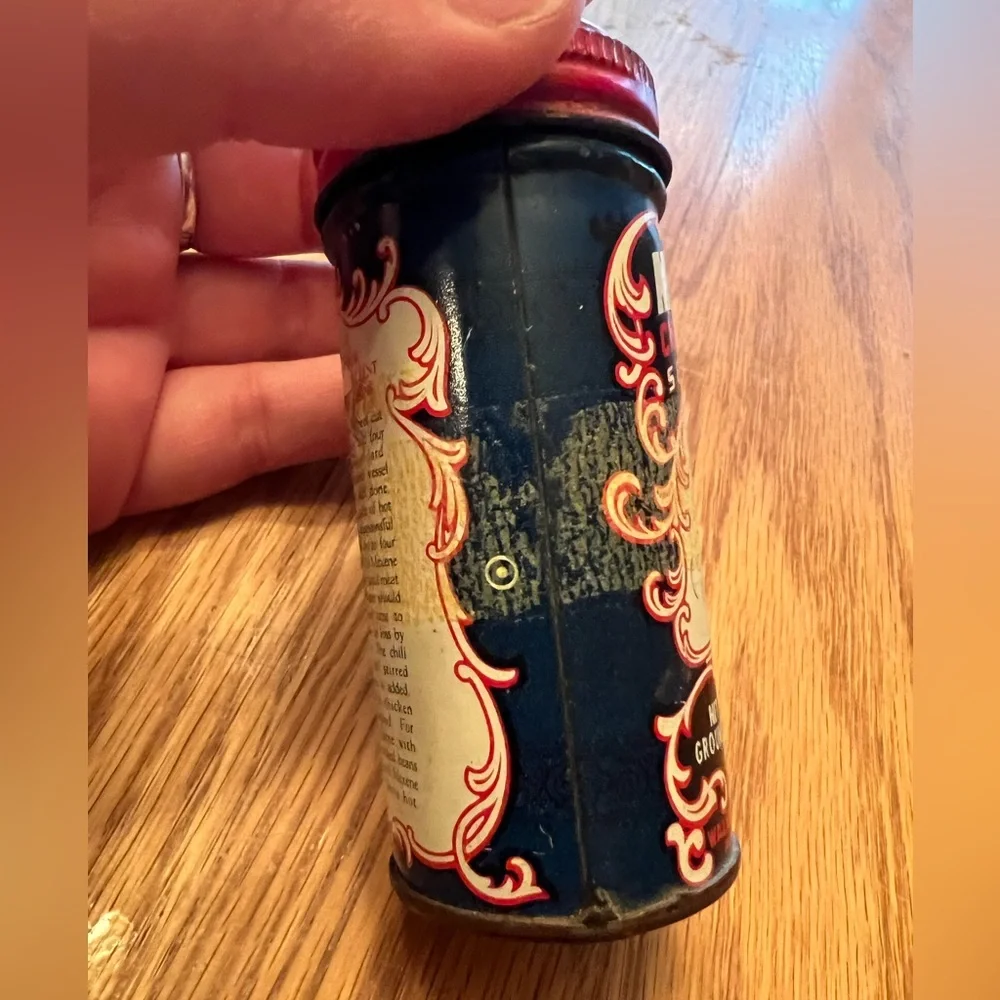 Vintage 1950s Mexene Chili Powder Container