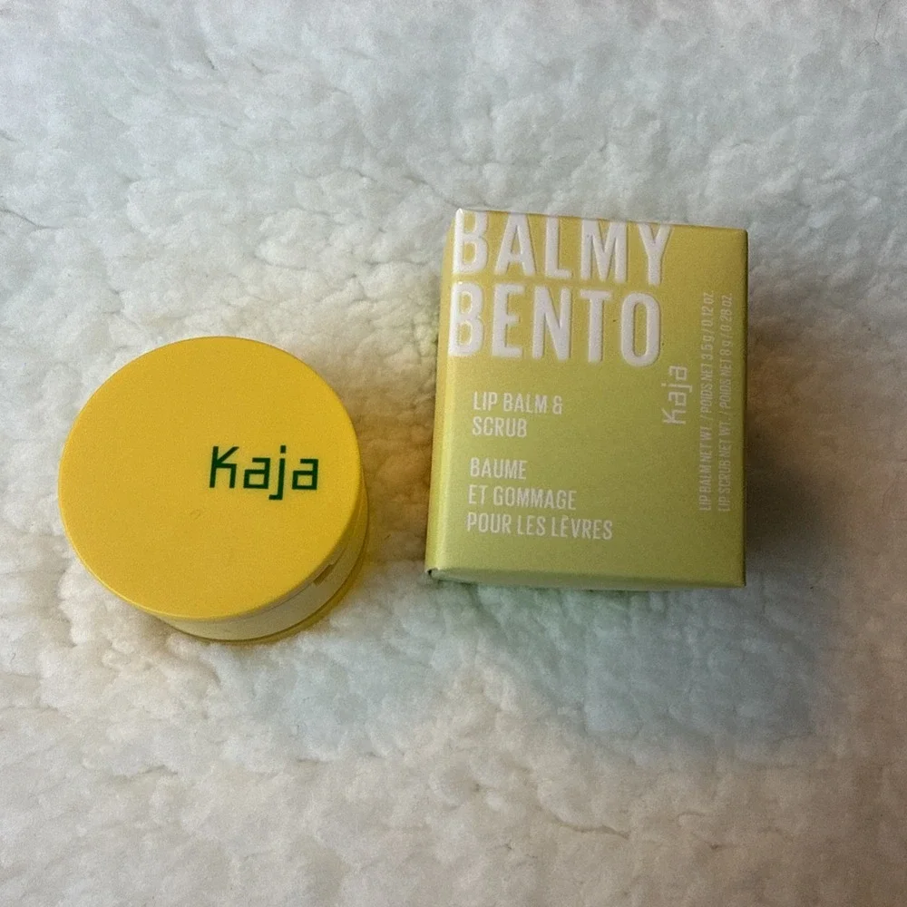 KAJA KOREAN SKIN CARE - BALMY BENTO Lip Balm + Scrub  Pina Colada BRAND‎ NEW