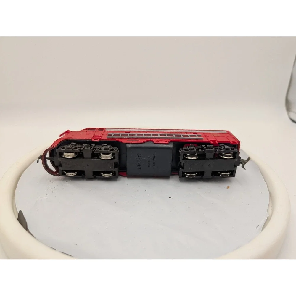 Vintage Playart HO Scale Railroad Fire Dept‎ Diesel Locomotive Engine Red No 6